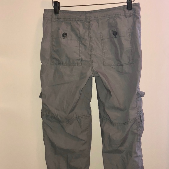 Ann Taylor LOFT Gray Cargo Pants - Picture 3 of 4